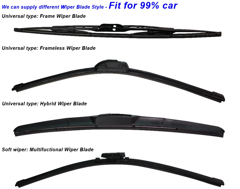 Best Selling Low Price Car Accessories Function Hybrid Frameless Adapters 14"-28" Windshield Wiper Blades