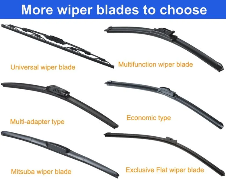 Top Sale Low Price American Car Exterior Accessories Fs-510 Soft Frameless 14"-28"Inch Adapter All Types Windows/Windscreen/Windshield Wiper Blades